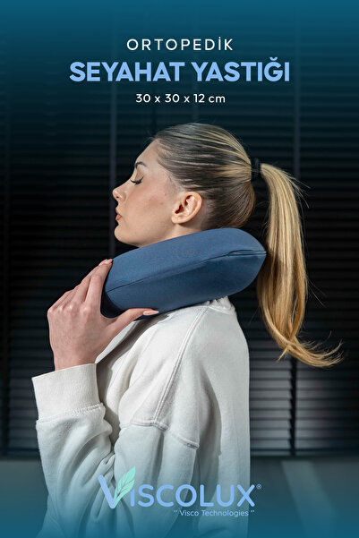 Viscolux Ортопедична подушка для подорожей Visco - Подушка Visco з підтримкою...