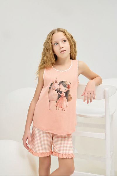 ZEYZEY 8803 GIRL'S PRINTED SHORTS ΣΕΤ
