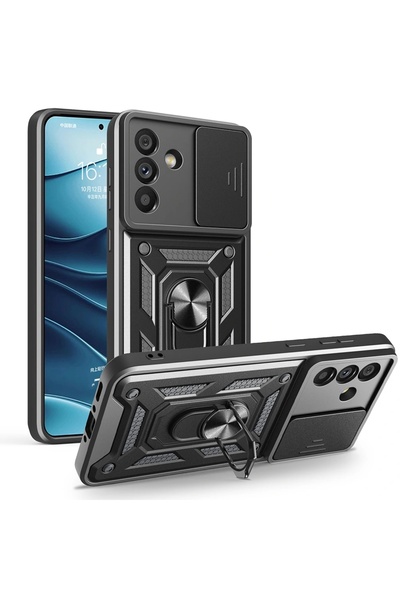 Redclick حافظة لهاتف Galaxy A56 مع حامل مغناطيسي لحماية الكاميرا وغطاء Redcli...