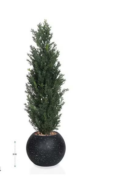 co arma Artificial Simulation Cypress Tree for Garden, Home and Balcony Decoration 65cm
