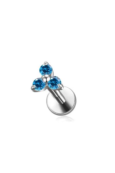 Janset F136 Titanium Trinity Model Tragus Piercing - Helix, Labret, Lobe Piercing - Titanium Piercing