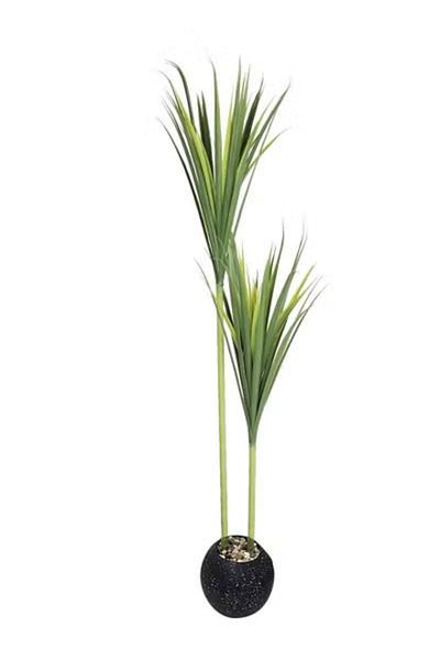 co arma Artificial Cactus Tree Simulation Cactus with Natural Fiber Stand and Stems 130cm High