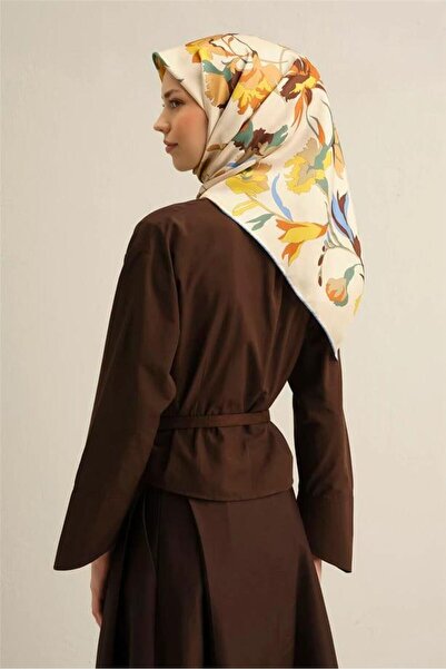 Armine Шарф з армінським візерунком з чистого шовку твіл 9342