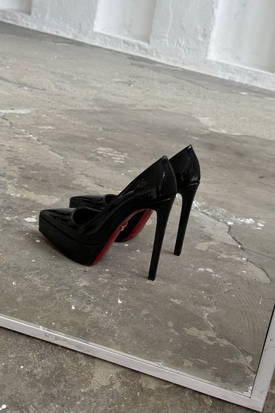 AYAKKABI PRENSİ Coax Black Patent Leather Competition Shoes Gx9688