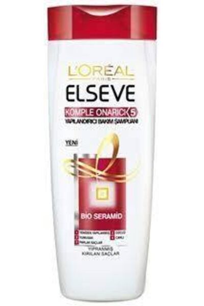 ELSEVE Şampuan 360 Ml Onarıcı Yapılandırıcı Bakım x3 Adet
