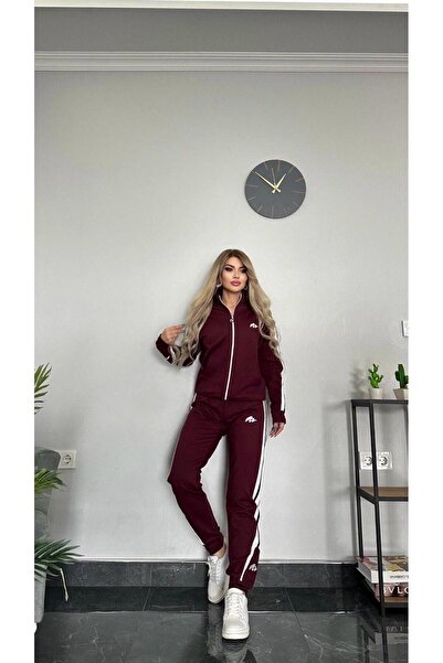 MİMİ Luxury Wear Γυναικεία Κεντητή Φούτερ Lycra - Φερμουάρ, 2 Κλωστές