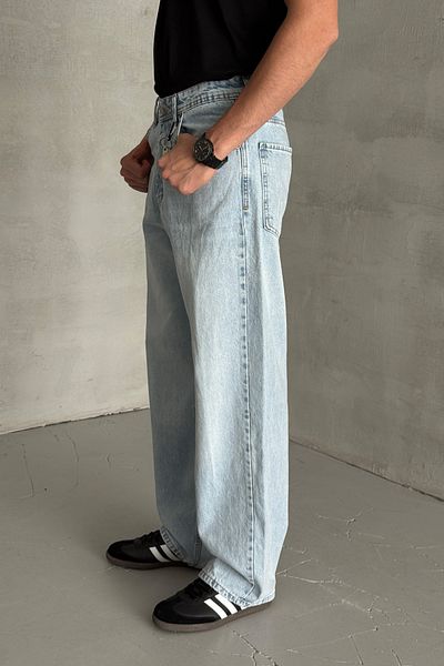 HYMAN Men's Extra Baggy Jeans