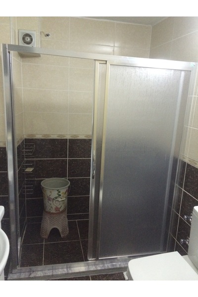 Pal Parlak Profilli Mika Duşakabin 1 sabit 1 sürgülü