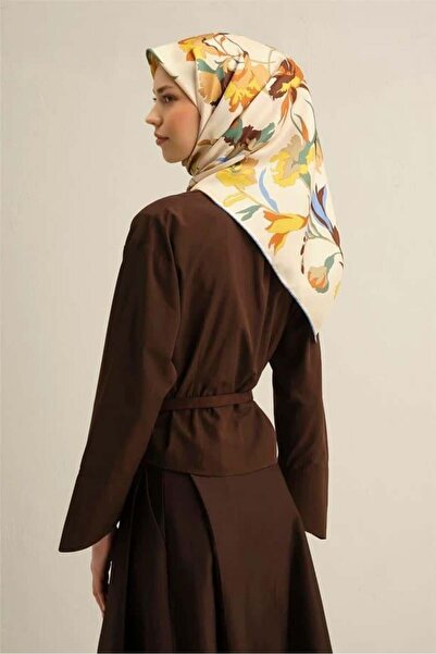 Armine Шарф з армінським візерунком з чистого шовку твіл 9342