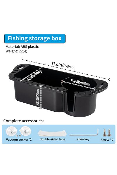 Choice black Marine Storage Caddy Box Can Cup Holder Phone Drink Box Organizer Boat Marine Yacht Pontoon Fi