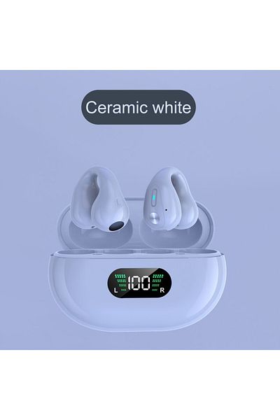 Choice X22 White NEW TWS for Ambie Sound Earcuffs Ear Bone Conduction Earring Wireless Bluetooth Earphones