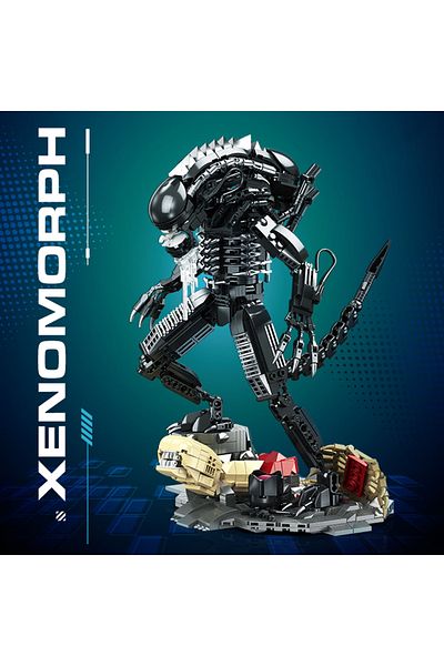 Choice creative expert Battle robot Alien moc Building Block Xenomorph model toy Star Beast  birthday Ne...