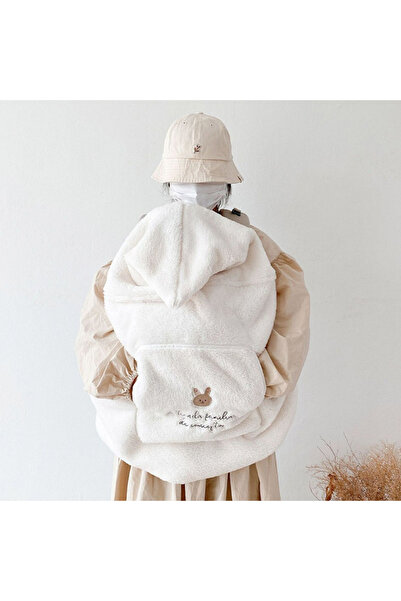 Choice بطانية أطفال قطيفة على شكل دب كرتوني على شكل أرنب مقاس 80×85 سم، مناسب...