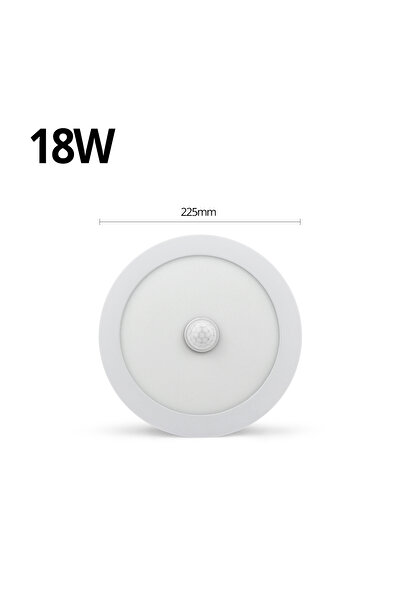 Choice مصابيح سقف LED بيضاء 18 واط مع مستشعر حركة PIR 6 واط 12 واط 18 واط مصباح إضاءة سفلية من الألومنيوم 110 فولت - 220 فولت