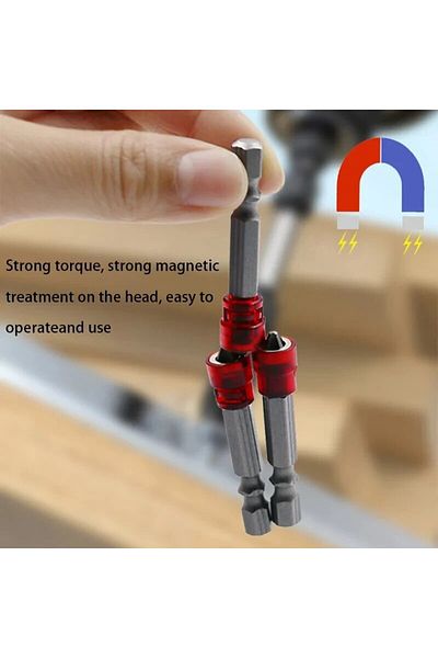 Choice 4 Pack Electric Screwdriver Strong Magnetic Cross Bit Hand Electric Drill Strong Magnetic Ring Bit S