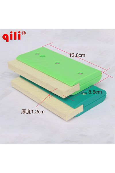 Choice Blue Qili Wool Sscraper Blades Single Side Wool Squeegee Tool Car Wrap Tool Fiber Wrapping Scraper T