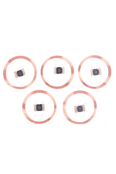 Choice 5pcs 21.6mm 13.56MHZ UID IC Card ID Rewritable Changeable Chip Keyfob RFID Self-adhesive coil