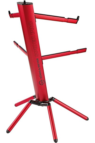König Meyer Spider Pro Klavye Standı Kırmızı