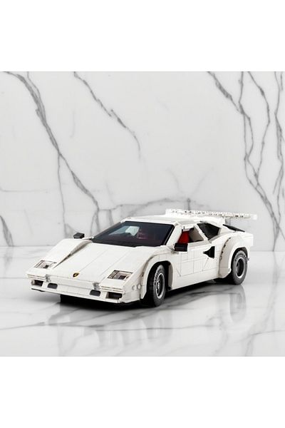 Choice No box 1506Pcs 2024 new MOC Countach 5000 QV building blocks 1506Pcs super racing vehicle model clas