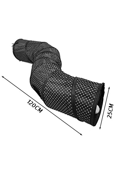 Choice As shown S shape CAWAYI KENNEL Pet Cat Tunnel S-shape Collapsible Hole...