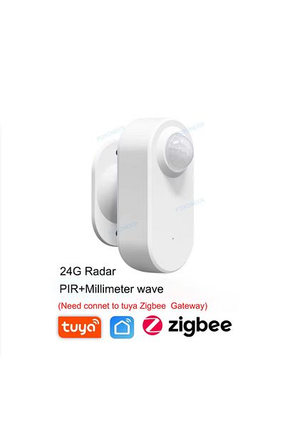 Choice 24G MMwave with PIR Zigbee Human Presence+PIR Motion Detection Sensor Luminance Detector Smart Radar