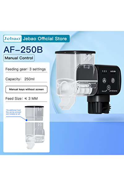 Choice1 وحدة تغذية أسماك حوض السمك الجديدة من Jebao Jecod بدون بطارية AF-250B...