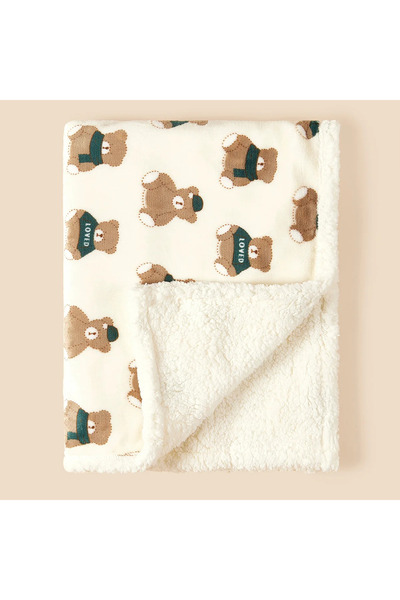 Choice بطانية شتوية للأطفال الرضع بمقاس 75×100 سم، مصنوعة من صوف الحمل الفاني...