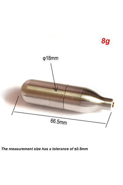 Choice خرطوشة ثاني أكسيد الكربون غير الملولبة القابلة لإعادة التعبئة 8 جرام، ...