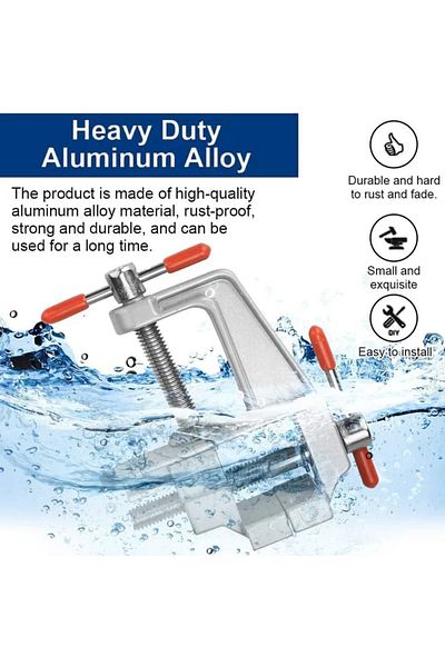 Choice Mini Bench Vise Muliti-Funcational 3.5&quot Aluminum Miniature Small Jewelers Hobby Clamp On Tabl...