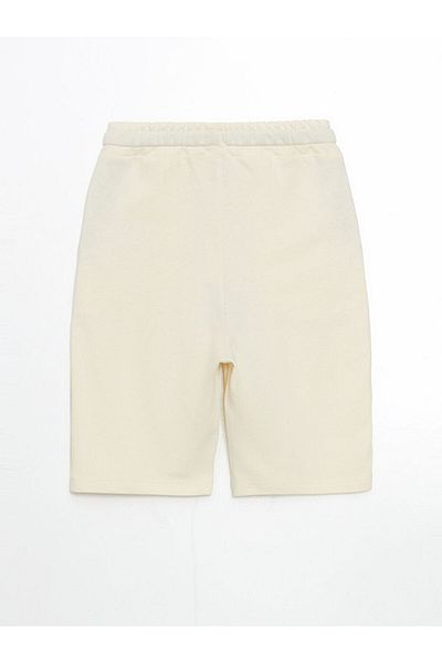 LC Waikiki Lcw Eco Ecru Elastic Waist Boys' Shorts