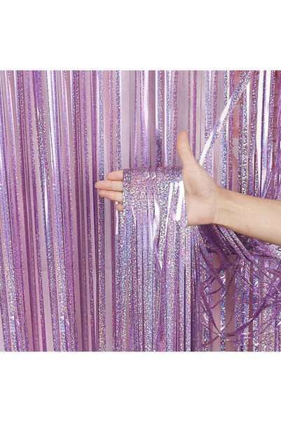 Choice GOLD 2 Meters Party Backdrop Curtains Glitter Gold Tinsel Fringe Foil ...