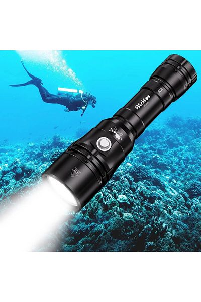 Choice 18650 Fixed Focus Black M 5000k-5700k Wurkkos Dl20r Usb C Rechargeable Diving Light Powerful 3200lm