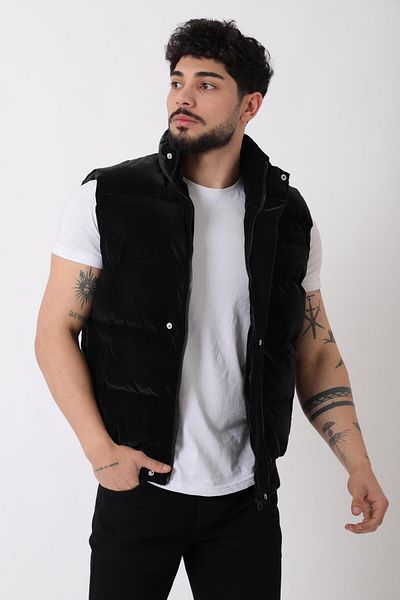Stilkombin Nova Vest with Chest Pocket and Elastic Waist Bl 1722_60323