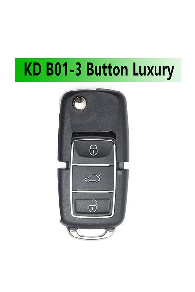 Choice 5 قطع/مجموعة KEYDIY KD B01 3 أزرار مفتاح سيارة عن بعد فاخر أسود اللون KD لمبرمج KD900/MINI/KD-X2