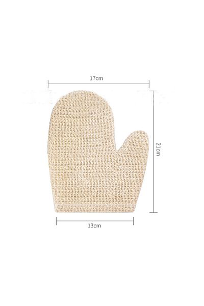 Choice Sisal Bath Peeling Exfoliating Mitt Glove For Shower Scrub Gloves Resistance Body Massage Tool Wa...