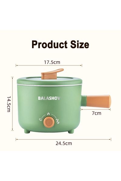 Choice EU green Electric Cooker Kitchen Appliance Double Layer Home for Hot Pot Cooking Soup Heater Multifu