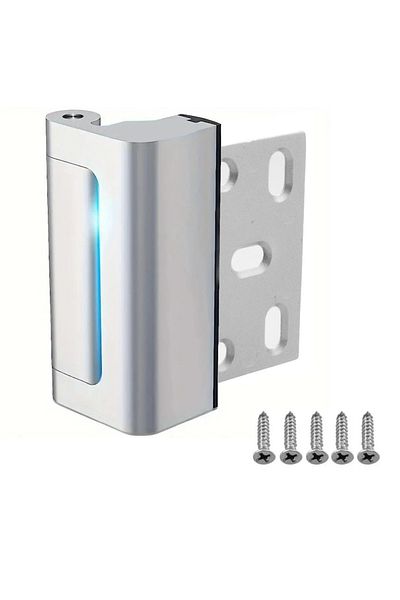 Choice Silver New Home Security Door Lock Aluminum Alloy Anti-theft Door Lock Childproof Door Reinforcement
