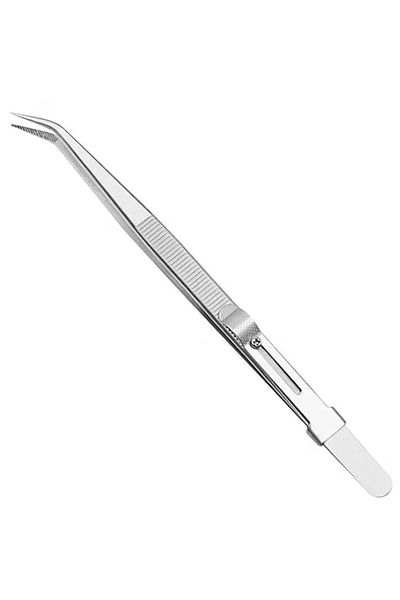 Choice Elbow 16CM Professional High Precision Stainless Steel Jewelry Tweezers Sandblasting DIY Diamond Gem