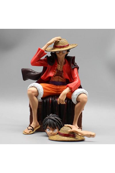 Choice 17cm-no box One Piece Dream Box Gk Sitting Luffy Double Headed  Double Handed Model Statue Pvc Actio