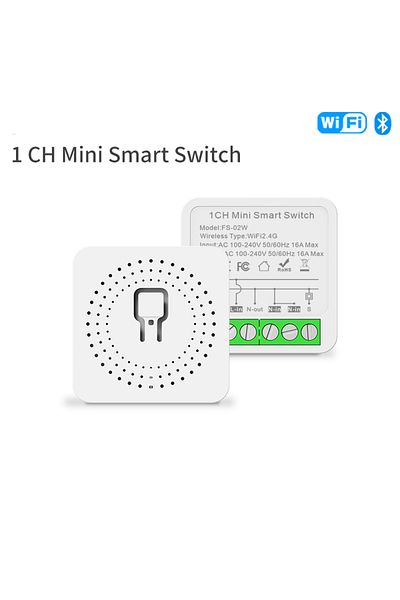 Choice 1gang 16a Tuya Smart Wifi Smart Switch Module 2-way Control Diy Light Switches Voice Control Works W