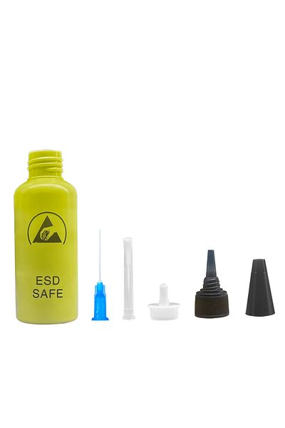 Choice 1 Set Alcohol Bottle Dispensing Rosin Washing Plate Water Anti-static Solvent Bottle With Needle 65m