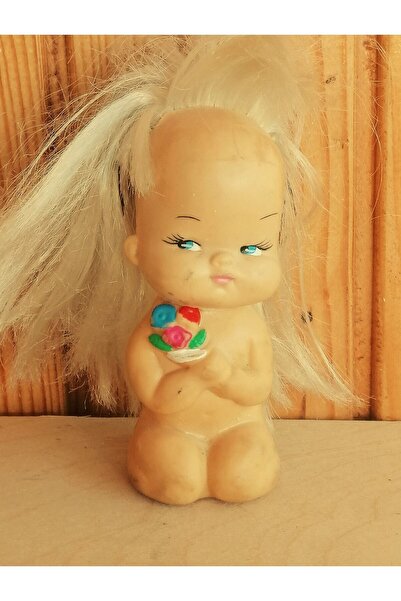 SANAT TACİRİ Vintage Plastik Figür Etli Plastik Bebek