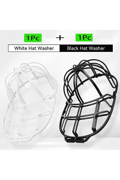 Choice 2Pcs(W--B) Hat washer, household products, laundry accessories, anti deformation hat protection fram