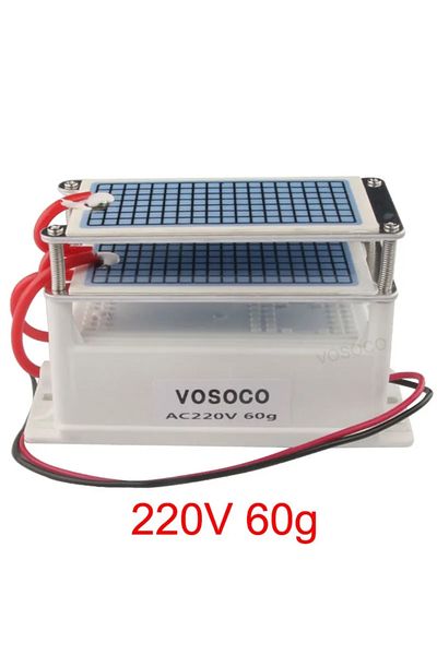 Choice 60g-PJ-220V VOSOCO 220V Ozone Generator 60g/h Ozonizer Purifier Air Cleaner Sterilizer Treatment For