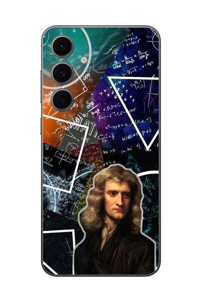 Dali Design حافظة شفافة متوافقة مع هاتف Samsung Galaxy S24 FE بتصميم إسحاق نيوتن