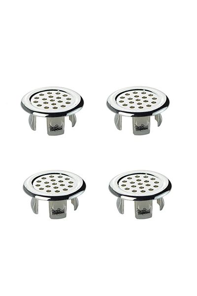 Choice 4Pcs A 4Pcs Plastic Sink Hole Overflow Cover for Kitchen Bathroom Basin Trim Bath Drain Cap Sink Was