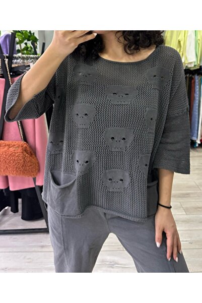 Rosidam Стандартний светр з малюнком черепа