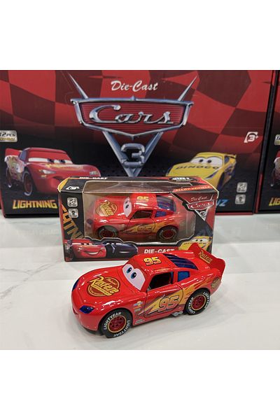 Choice A-01 Disney Toy Story 3 Model Car Lightning Mcqueen Metal Diecast With Lights Inertial Pull-Back Whe