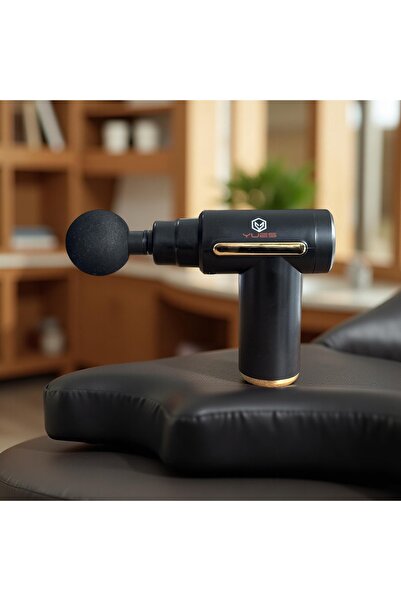 YUES Profesyonel Masaj Tabancası – Şarjlı, 6 Hız, 4 Başlık, Sporcu & Ev Tipi ...