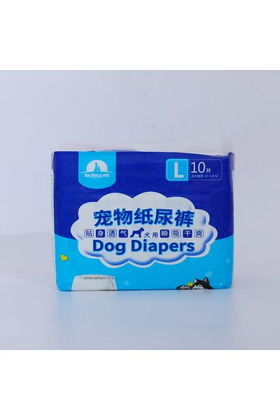 Choice L(BITCH) 10pcs Disposable Dog Diapers Female Male Super Absorption Physiological Cat Pet Leakproof N